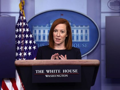 WASHINGTON, DC - FEBRUARY 12: White House Press Secretary Jen Psaki speaks during a news briefing at the James Brady Press Briefing Room of the White House February 12, 2021 in Washington, DC. Psaki held a news briefing to answer questions from the members of the press. (Photo by Alex …