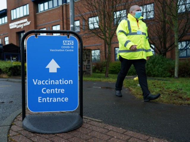 DURHAM, ENGLAND - FEBRUARY 22: A general view of the outside of the Arnison Vaccination Ce