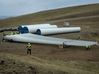 Biden Advances Wind Power as Old Turbine Blades Are Dumped in Landfill