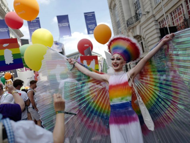 TOPSHOT - Members of the Lesbian, Gay, Bisexual and Transgender (LGBT) community take part