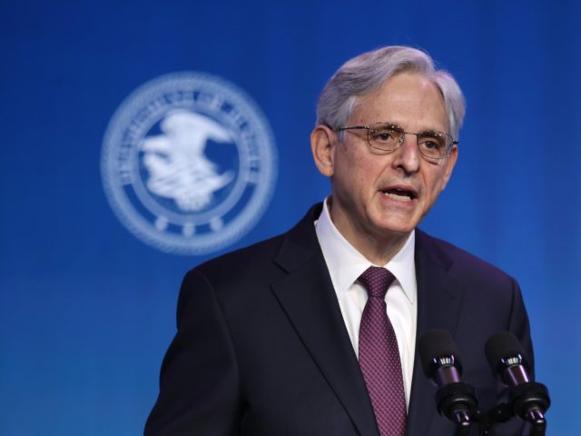 WILMINGTON, DELAWARE - JANUARY 07: Federal Judge Merrick Garland delivers remarks after being nominated to be U.S. attorney general by President-elect Joe Biden at The Queen theater January 07, 2021 in Wilmington, Delaware. Garland, who serves as a judge of the U.S. Court of Appeals for the District of Columbia …