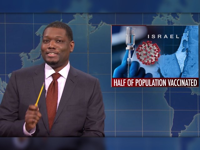 Watch -- Crowd Protests Outside NBC Studios over Israel Vaccine Joke: 'Anti-Semitism Isn't Funny'