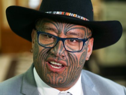 WELLINGTON, NEW ZEALAND - NOVEMBER 26: Maori Party co-leader Rawiri Waititi speaks to media during the opening of New Zealand's 53rd Parliament on November 26, 2020 in Wellington, New Zealand. The opening of New Zealand's 53rd Parliament marks the start of the new three-year Parliamentary term. It is the first …