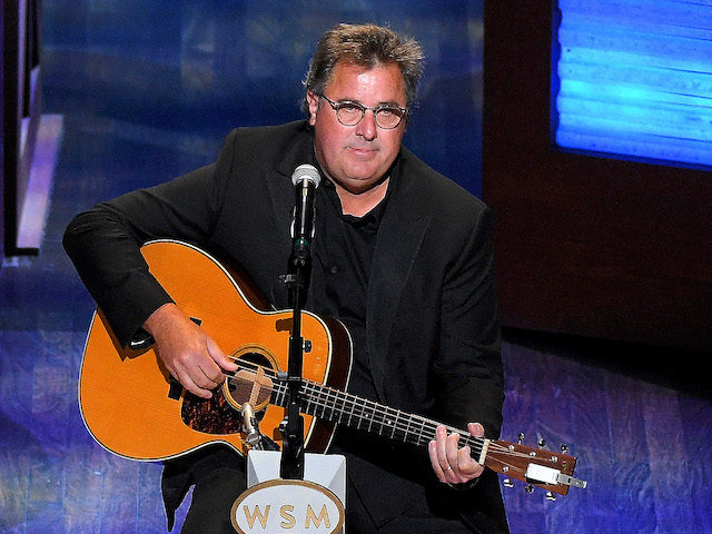 In this file photo, Vince Gill performs during the 95th anniversary celebration kick off a