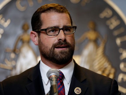 State Rep. Brian Sims D-Philadelphia speaks before Mayor Michael Nutter signs legislation that broadens equality protections for lesbian, gay, bisexual, and transgender people living and working in the city, Thursday, May 9, 2013, in Philadelphia. Nutter and gay rights advocates say it makes Philadelphia the first big city in the …
