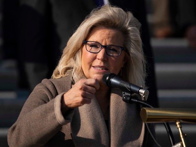 WASHINGTON, DC - DECEMBER 10: Rep. Liz Cheney (R-WY) speaks during a news conference with
