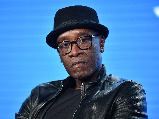 PASADENA, CALIFORNIA - JANUARY 13: Don Cheadle of "Black Monday" speaks during the Showtime segment of the 2020 Winter TCA Press Tour at The Langham Huntington, Pasadena on January 13, 2020 in Pasadena, California. (Photo by Amy Sussman/Getty Images)