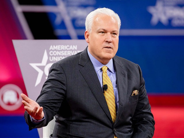 NATIONAL HARBOR, MD - FEBRUARY 28: Matt Schlapp (L), Chairman of the American Conservative Union, hosts a conversation with Laura Trump , President Donald Trumps daughter in-law and member of his 2020 reelection campaign, and Brad Parscale , campaign manager for Trump's 2020 reelection campaign, during the Conservative Political Action …