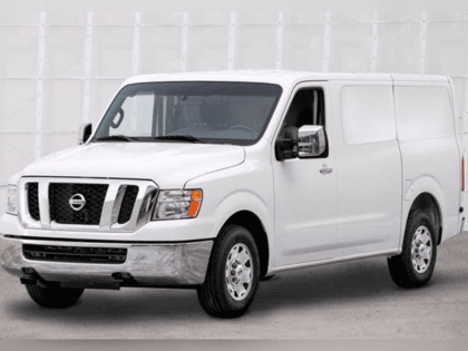 Can you help us locate a stolen vehicle from this morning in the North County Precinct? It is a white, 2012 Nissan van, with Missouri license plate 5MDX73. The vehicle has decals with a funeral home's name displayed on its side and back. Here is an exemplar photo.