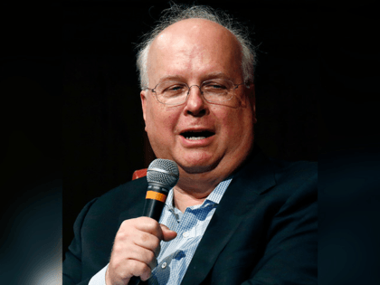 In this Aug. 18, 2018 file photo Republican strategist Karl Rove speaks during the Mississippi Book Festival in Jackson, Miss. Rove and a connected dark money group are raising money for a GOP candidate for the Ohio Supreme Court, with a focus on yielding power over redistricting efforts in the …