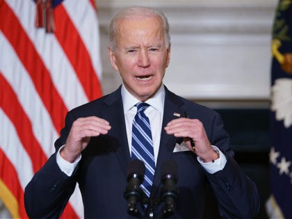 US President Joe Biden speaks on climate change, creating jobs, and restoring scientific i