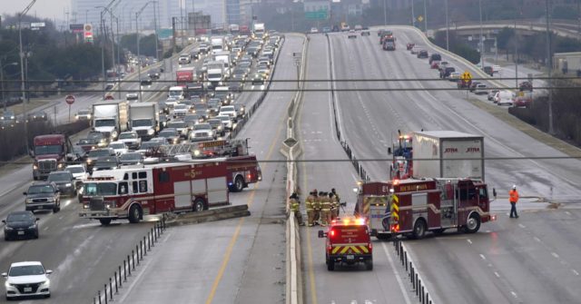 Pileup shuts down Texas road; icy weather in store for ...