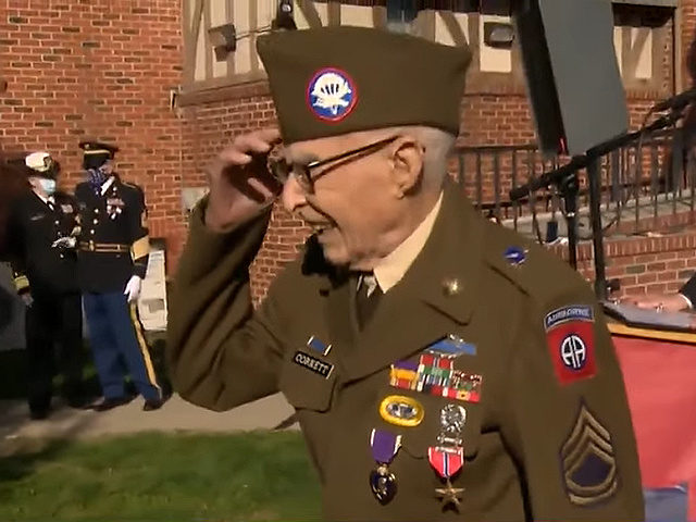 WATCH: WWII Veteran Awarded Purple Heart over 76 Years After Being Injured