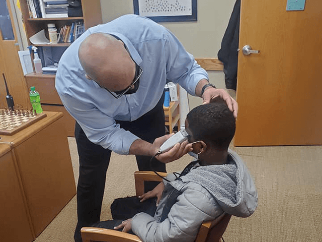 Principal Fixes Student's Haircut Instead of Sending Him Home - Vimarsana News