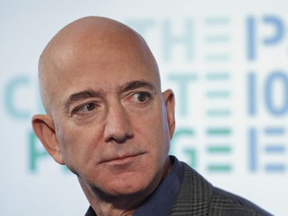 FILE - In this Sept. 19, 2019, file photo, Amazon CEO Jeff Bezos speaks during his news conference at the National Press Club in Washington. Amazon said Tuesday, Feb. 2, 2021, that Bezos is stepping down as CEO later in the year, a role he's had since he founded the …