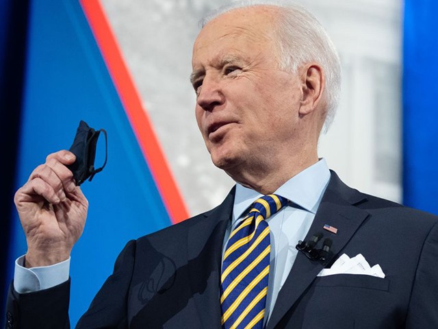 Joe Biden Forgets His Mask Again at the White House