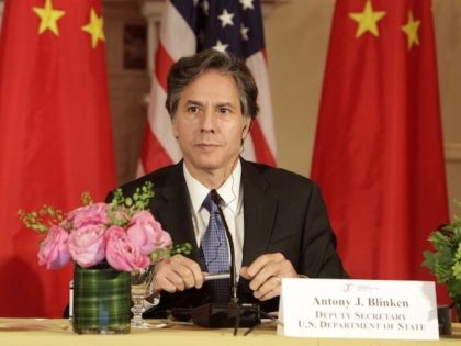 US Deputy Secretary of State Anthony Blinken attends the Plenary Session of the US-China Consultation on People-to-People Exchange during the seventh US-China Strategic and Economic Dialogue at the US State Department in Washington DC, June 24, 2015. (Chris Kleponis/AFP via Getty Images)