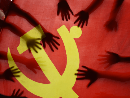 Chinese Communist Party children flag