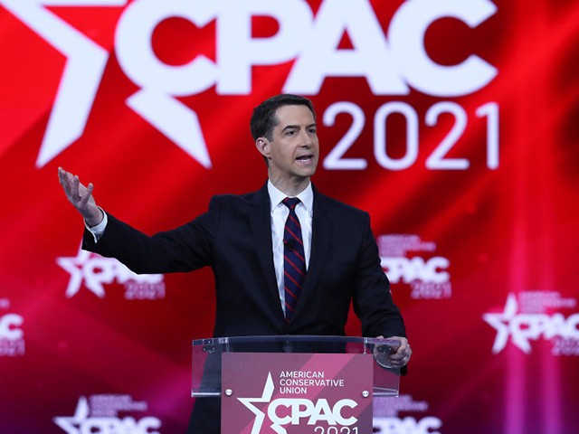 Exclusive — Tom Cotton at CPAC: ‘Republicans Need to Pursue the America First Agenda’