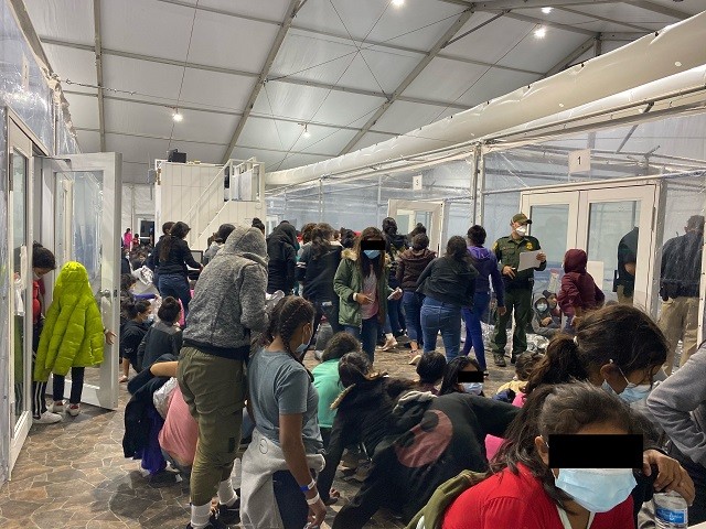 U.S. Rep. Henry Cuellar (D-TX) released leaked photos from Border Patrol facility in Donna, Texas, showing overcrowded facilities for migrant children. (Photo: Congressman Henry Cuellar via Axios)