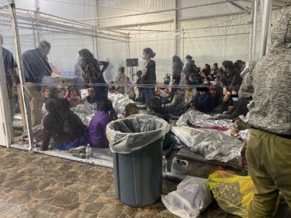 U.S. Rep. Henry Cuellar (D-TX) released leaked photos from Border Patrol facility in Donna, Texas, showing overcrowded facilities for migrant children. (Photo: Congressman Henry Cuellar via Axios)