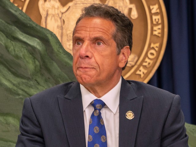 New York Governor Andrew Cuomo speaks during a COVID-19 briefing on July 6, 2020 in New York City. (David Dee Delgado/Getty Images)