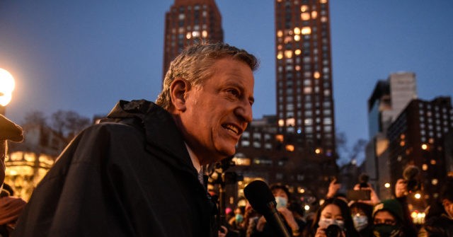 Report: NYC Mayor de Blasio Heckled During Vigil, Anti-Asian Hate Protest