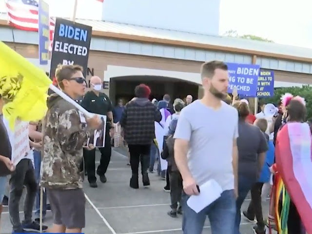 Demonstration over School Guidelines