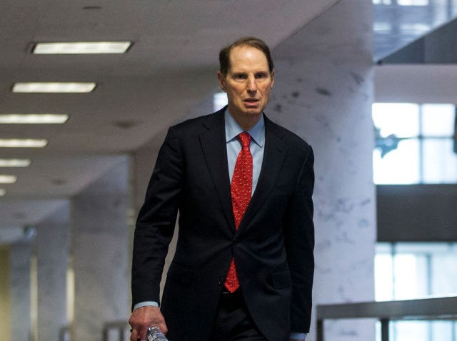 WASHINGTON, DC - DECEMBER 04: Sen. Ron Wyden (D-OR) walks to a closed briefing on intelligence matters on Capitol Hill on December 4, 2018 in Washington, DC. (Photo by Zach Gibson/Getty Images)