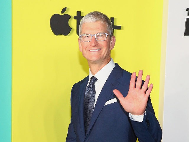 NEW YORK, NEW YORK - OCTOBER 28: Apple CEO Tim Cook attends Apple TV+'s "The Mor