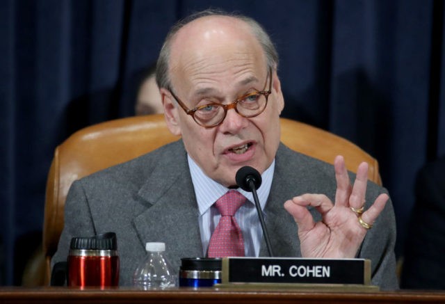 Rep. Steve Cohen (D-TN) questions constitutional scholars during testimony before the House Judiciary Committee in the Longworth House Office Building on Capitol Hill December 4, 2019 in Washington, DC. - The next phase of impeachment begun December 4 in the US Congress, as lawmakers weigh charges against Donald Trump, after …