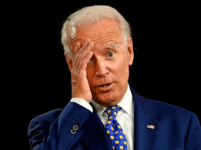 US Democratic presidential candidate and former Vice President Joe Biden gestures as he speaks during a campaign event at the William "Hicks" Anderson Community Center in Wilmington, Delaware on July 28, 2020. (Photo by Andrew Caballero-Reynolds / AFP) (Photo by ANDREW CABALLERO-REYNOLDS/AFP via Getty Images)