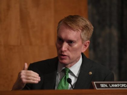 WASHINGTON, DC - AUGUST 06: Senator James Lankford (R-OK) questions Chad Wolf, acting Secretary of Homeland Security, who appears before the Senate Homeland Security and Governmental Affairs Committee on August 6, 2020 in Washington D.C. The committee held a hearing on “Oversight of DHS Personnel Deployments to Recent Protests." (Photo …