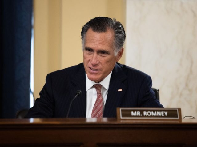 WASHINGTON, DC - JANUARY 19: Sen. Mitt Romney (R-UT) speaks at the confirmation hearing fo