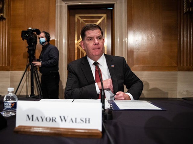 recession immigration WASHINGTON, DC - FEBRUARY 04: Labor secretary nominee Marty Walsh prepares to testify at his confirmation hearing before the Senate Health, Education, Labor, and Pensions Committee in the Dirksen Senate Office Building on Capitol Hill February 4, 2021 in Washington, DC. Walsh was previously the mayor of Boston. …