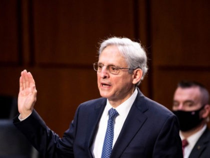 WASHINGTON, DC - FEBRUARY 22: U.S. Attorney General nominee Merrick Garland is sworn in for his confirmation hearing in the Senate Judiciary Committee on February 22, 2021 in Washington, DC. Garland was previously the Chief Judge on the U.S. Court of Appeals for the D.C. Circuit and former President Barack …