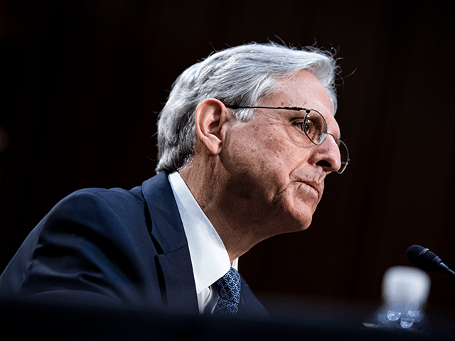 Attorney General nominee Merrick Garland listens during his Senate Judiciary Committee hearing on Capitol Hill in Washington, DC on February 22, 2021. (Photo by Al Drago / POOL / AFP) (Photo by AL DRAGO/POOL/AFP via Getty Images)