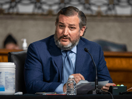 Sen. Ted Cruz (R-TX) attends a Homeland Security and Governmental Affairs/Rules and Administration Committee hearing March 3, 2021 on Capitol Hill in Washington, DC. The committee is scheduled to hear testimony about DHS, FBI, National Guard and Department of Defense support and response to the attack on the U.S. Capitol …