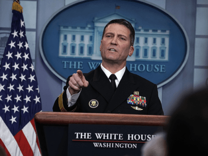 Physician to U.S. President Donald Trump Dr. Ronny Jackson speaks during the daily White H