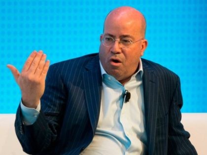 Jeff Zucker, President of CNN, is interviewed during a Financial Times Future of News event March 22, 2018 in New York. / AFP PHOTO / Don EMMERT (Photo credit should read DON EMMERT/AFP via Getty Images)