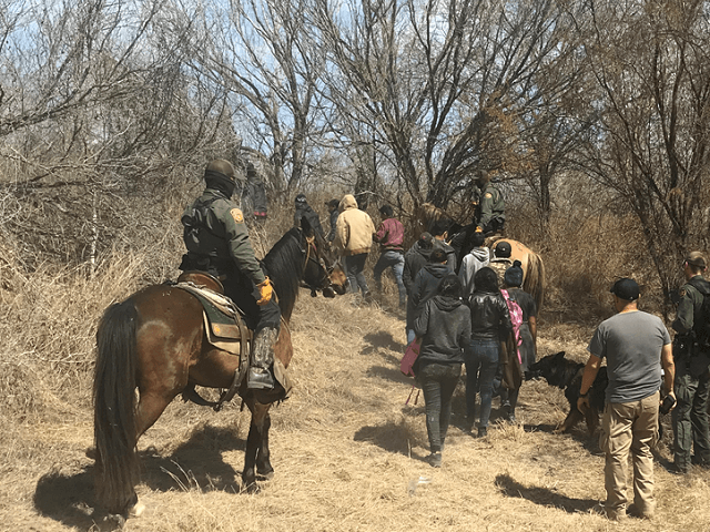 Laredo Sector Horse Patrol Unit agents apprehended migrants near the Texas border with Mexico. (Photo: U.S. Border Patrol/Laredo Sector)