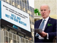 Job Creators Network Times Square Billboard Says ‘Hell No’ to Joe Biden’s Tax Hike on Small Businesses