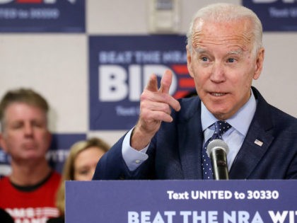 Democratic presidential candidate former Vice President Joe Biden speaks about his plan to
