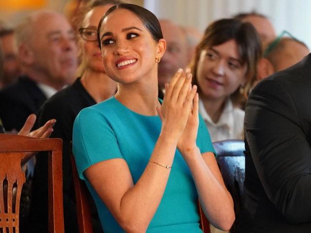 Britain's Meghan, Duchess of Sussex attends the Endeavour Fund Awards at Mansion House in London on March 5, 2020. - The Endeavour Fund helps servicemen and women have the opportunity to rediscover their self-belief and fighting spirit through physical challenges. (Photo by Paul Edwards / POOL / AFP) (Photo by …