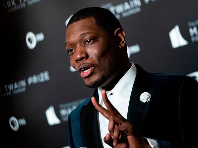 US comedian Michael Che arrives at the Kennedy Center for the Mark Twain Award for America