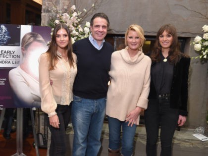 PARK CITY, UT - JANUARY 22: Michaela Kennedy Cuomo, Governor Andrew M. Cuomo, Sandra Lee, and Mariah Kennedy Cuomo attend the RX: Early Detection A Cancer Journey With Sandra Lee At Sundance Film Festival 2018 on January 22, 2018 in Park City, Utah. (Photo by Michael Loccisano/Getty Images for HBO)