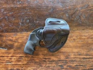 Ruger LCR in a 1791 Gun Leather OWB holster (AWR Hawkins)