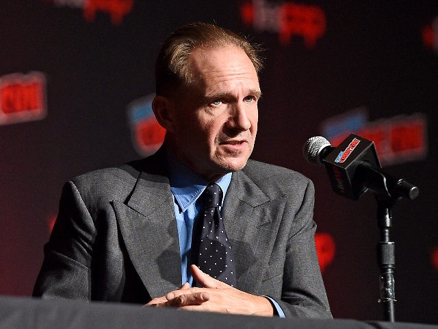 NEW YORK, NEW YORK - OCTOBER 03: Ralph Fiennes speaks onstage during "The King's Man" at New York Comic Con at The Jacob K. Javits Convention Center on October 03, 2019 in New York City. (Photo by Ilya S. Savenok/Getty Images for Twentieth Century Fox )