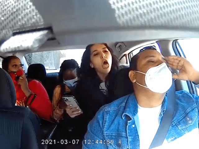 Coughing on Uber Driver
