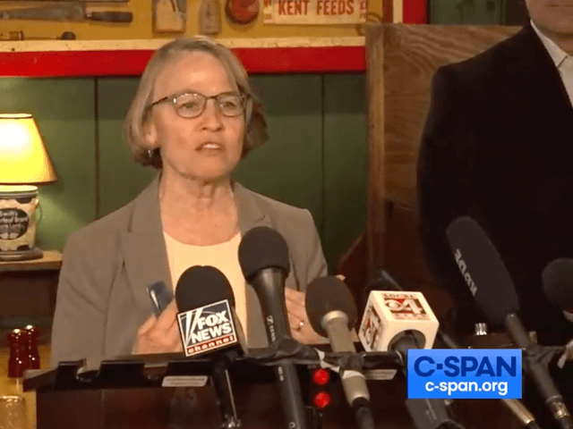Miller Meeks Press Conference Marionette Miller-Meeks speaks at a press conference in Iowa. (CSPAN)